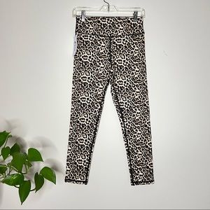 ZYIA Leopard Scrunchy What Hi-Rise Legging Size M 8-10